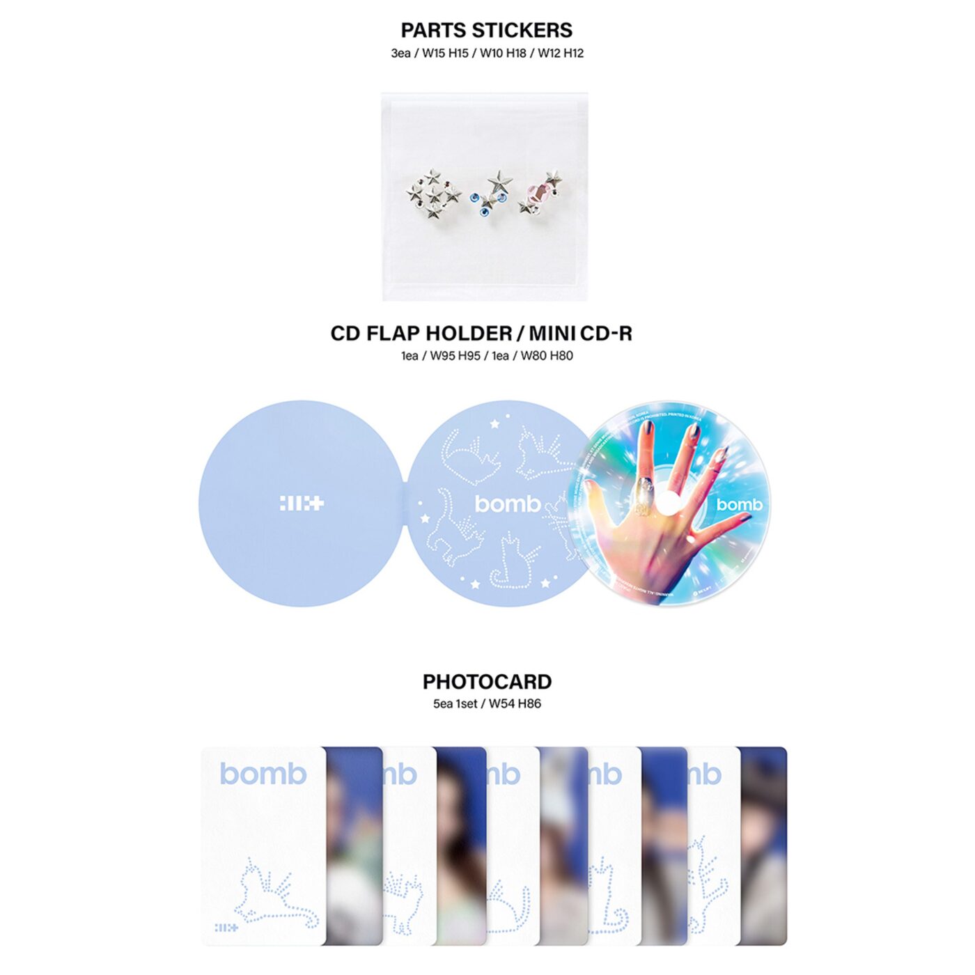 ILLIT - 3rd Mini Album [bomb] (Merch Ver.) - Music - Shop - NEOE